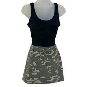 Forever 21 Camo Denim Skirt